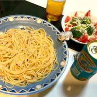 アーリオオーリオペペロンチーノで晩ごはん|Takeshi  Nagakiさん