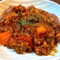 牛すじ肉のトマト煮込み|単身赴任のっちさん