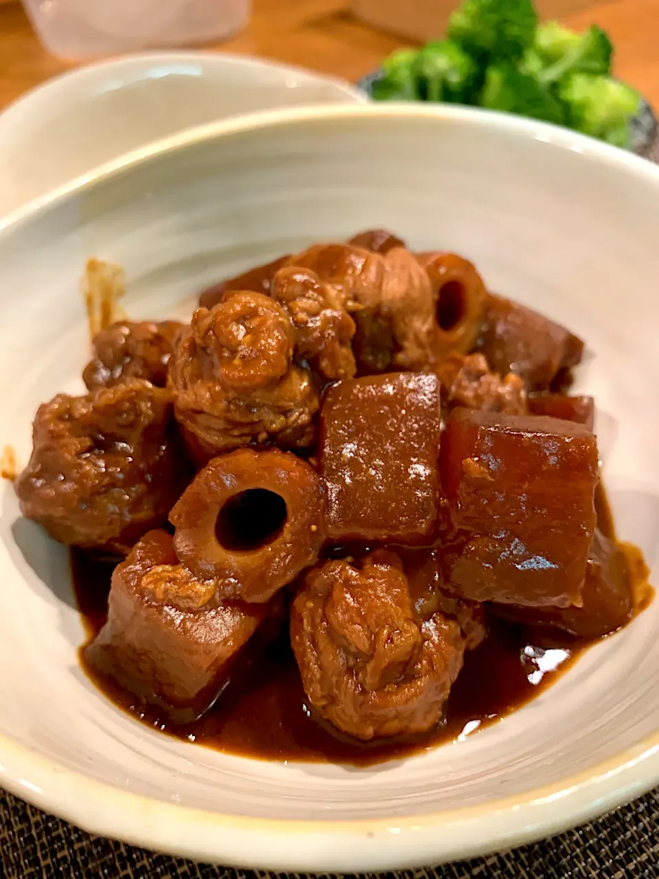 豚肩ロース団子de土手煮|いちごさん