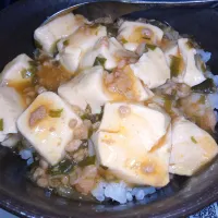 甘口麻婆豆腐丼|darkbaronさん