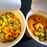 カップラーメンミュージアムで作ったよ