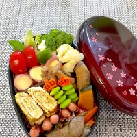 JK弁当🍱生ハムチーズ＆きんぴら＆スペアリブ| ティーダさん