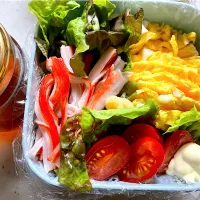 サラダうどん弁当|ころりんさん