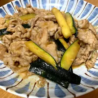 ＊豚肉とズッキーニの甘味噌炒め＊|＊抹茶＊さん