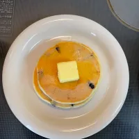 チョコチップのホットケーキ