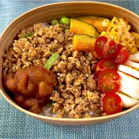 タコライスお弁当　コーンおやき|ジャイママさん