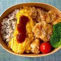 名古屋風唐揚げ弁当　コーンオムレツ|ジャイママさん