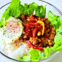 お豆とパプリカの激辛カレー|tap.rinさん