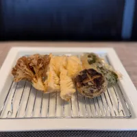 筍、椎茸、舞茸、ピーマンの天ぷら|tay___75さん
