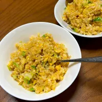 息子作のチャーハン|柚子きりかさん