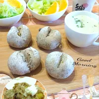 甘栗入りほうじ茶ミルキーパン
