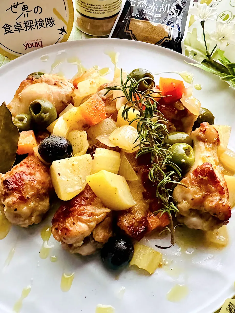 ハーブが決めて❣️鶏肉の白いカッチャトーラ🇮🇹|🌺🌺Foodie🌺🌺さん
