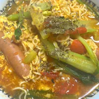 #トマたま宮崎辛麺