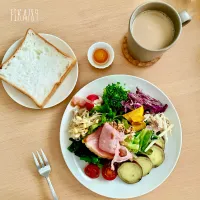 サラダバーみたいなモーニング