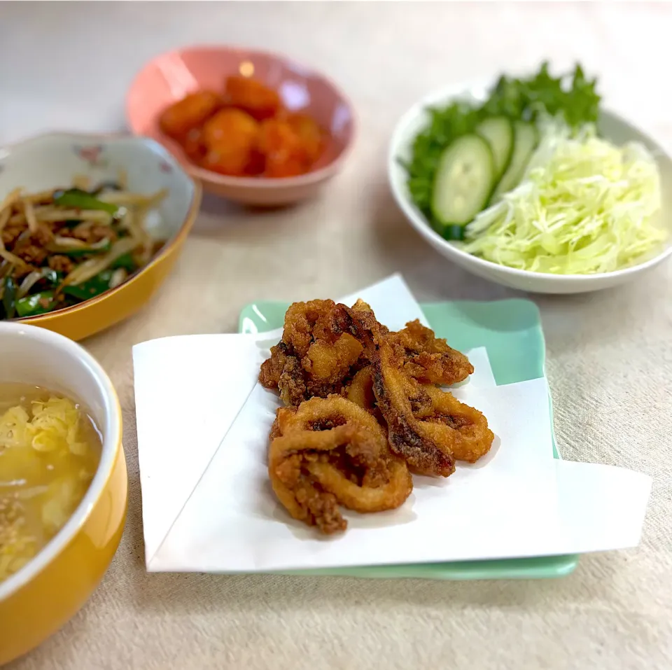 揚げ物にコピー用紙|かっちゃん杉さん