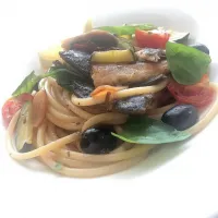 たぶん鯵か鰯のパスタ|アズフラさん