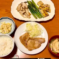 豚肉しょうが焼き&筍玉子とじ| マイさん