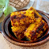 とうもろこしのみそバター焼き