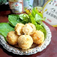 🌏『世界の食卓探検隊』🇮🇹イタリア料理
【🇮🇹グリーンオリーブとクリームチーズのフリット】|ayaさん