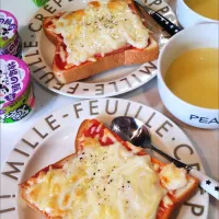 子供たち朝ごはん|ポコさん