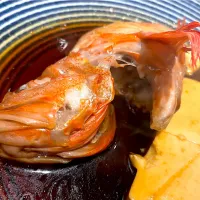 5月15日・和食アラカルト・⑥キンキの煮付け（一尾は多いと言われ半身にしたら、食べれる所があんまり無かった😱💦）