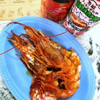 🔷🦐海老の!コリアンホット焼き🔷