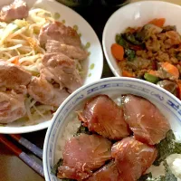 カツオ漬け丼などなど| のんさんさん