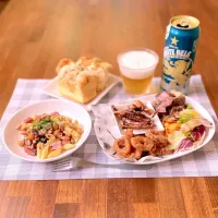 角切りベーコンと豆のショートパスタ|Ruotoさん