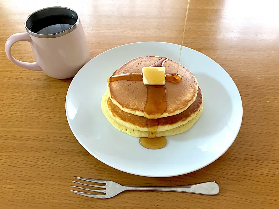 ＊娘ちゃん作🥞ブランチのパンケーキ＊|＊抹茶＊さん