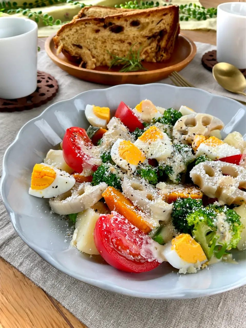 温野菜noサラダ〜味噌マヨソース〜|スイーツポテトさん