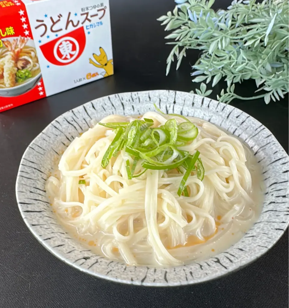 ヒガシマルのラー油豆乳スープでそうめん！|らぴすらずり(らぴ)さん