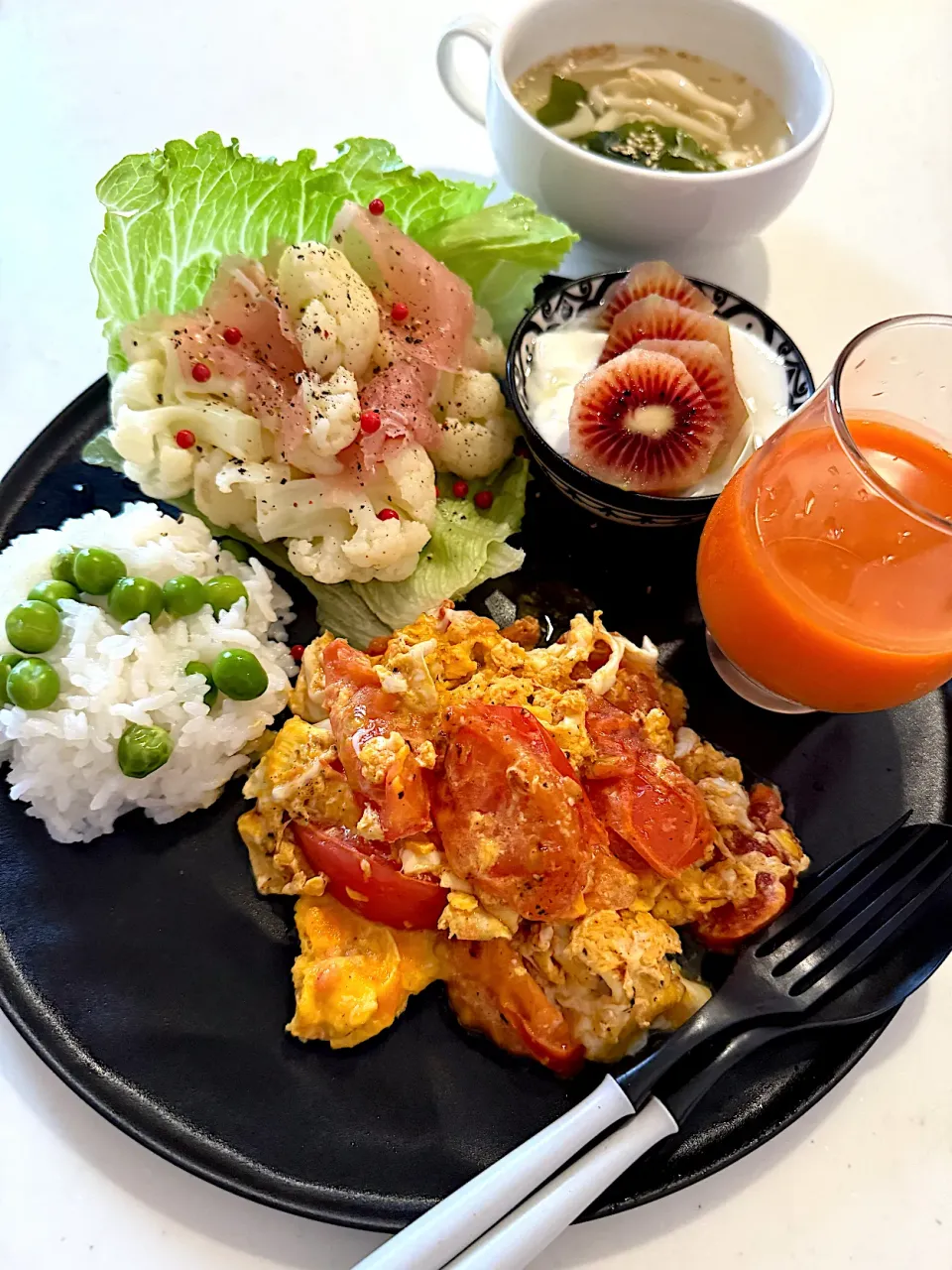 ゆかりさんの料理 トマトのふんわり玉子炒め|ゆかりさん