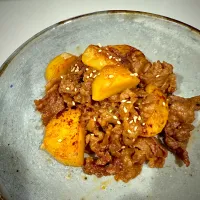 牛肉と新じゃがの韓国風ピリ辛煮|はーさん