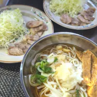 冷やしおろしうどん＆焼肉|テケテケさん