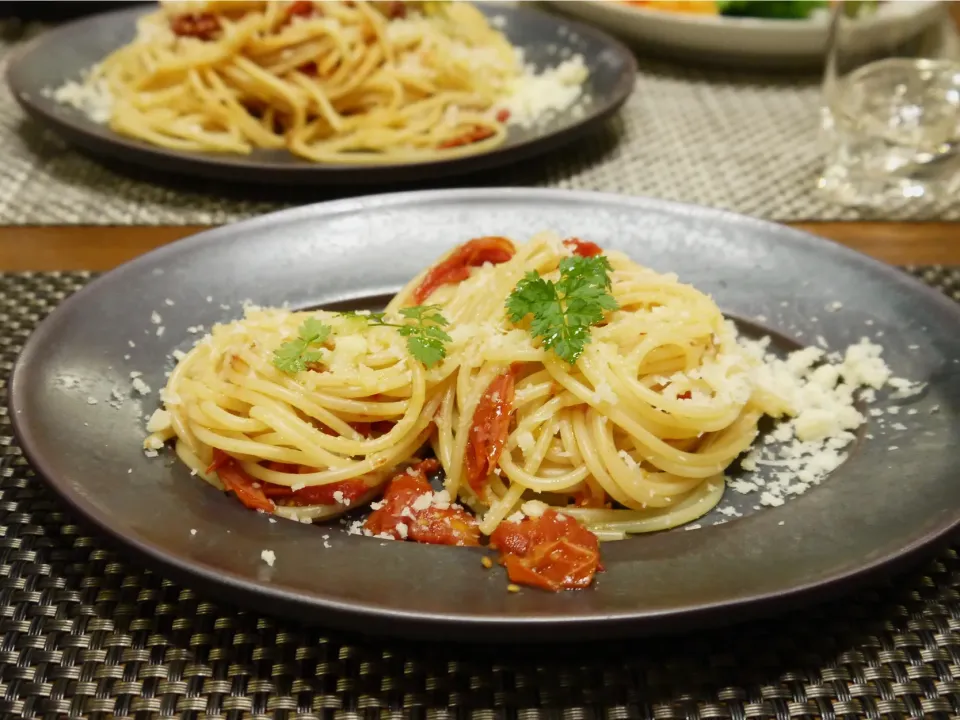 セミドライトマトのパスタ|麻紀子さん