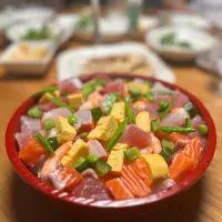 5/17の夕食　ばらちらし|yoneさん