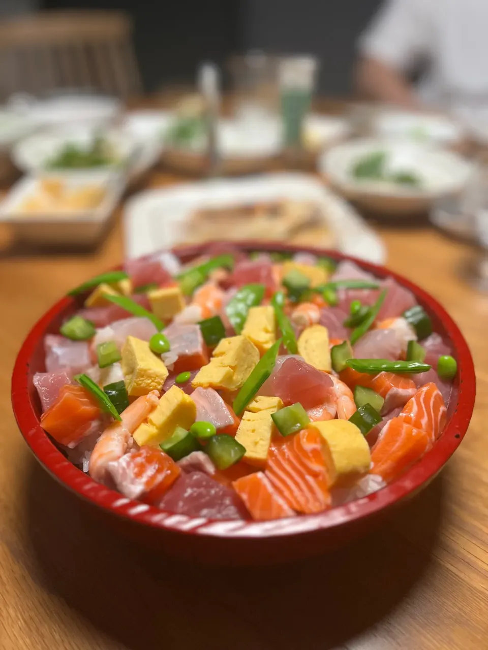 5/17の夕食　ばらちらし|yoneさん