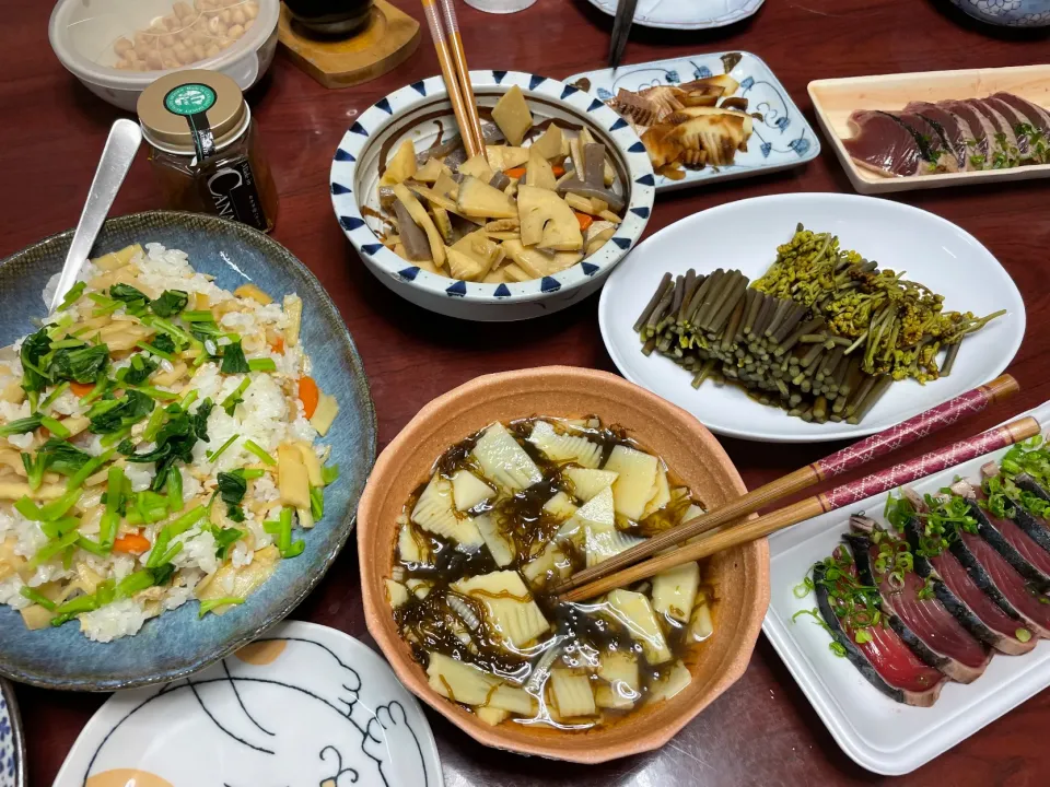 山菜採りしてタケノコもらって春爛漫料理|sayuri*さん