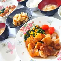 夕食(*ˊ˘ˋ*)|プリン☆さん