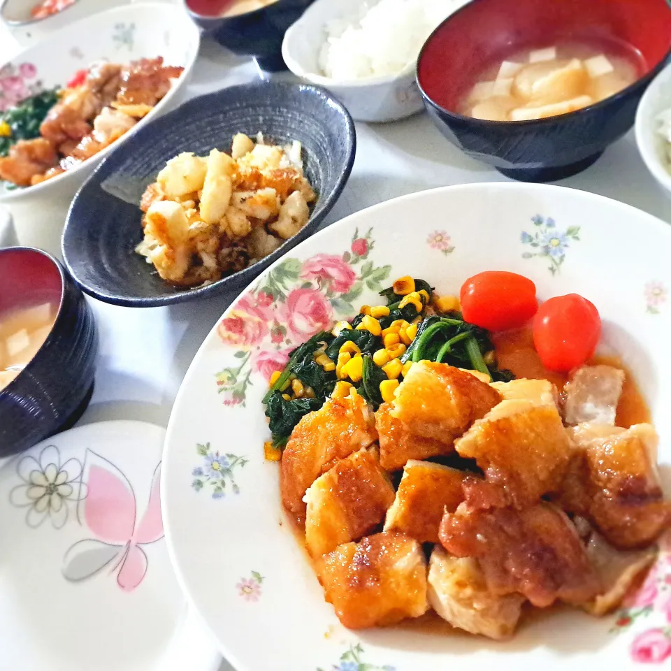 夕食(*ˊ˘ˋ*)|プリン☆さん