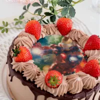 アイアンマンのチョコレートケーキ🍫|りるのんさん
