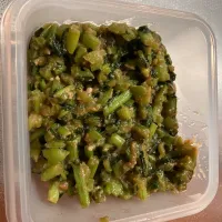 カブの葉味噌炒| さくらさん