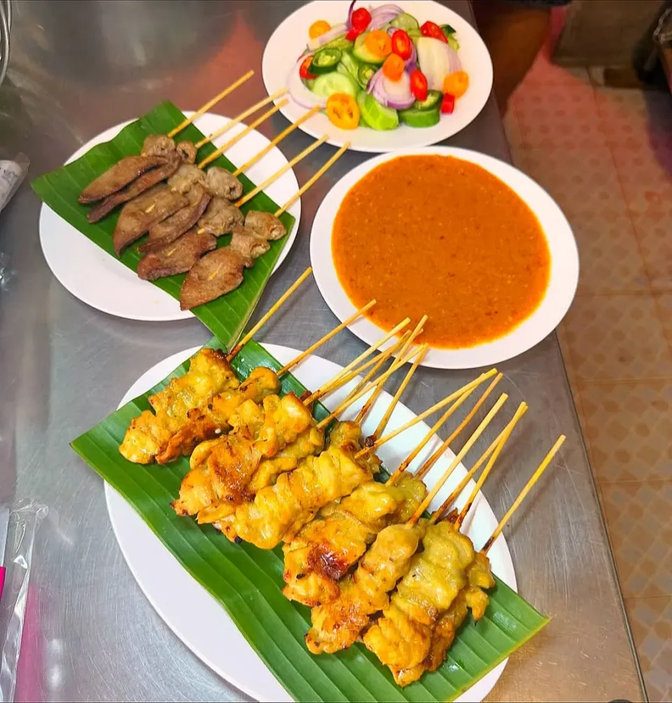 Pork & Liver Satay aka Moo Satay 🐷🤤|An'leeさん