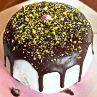 Dubai Chocolate Mochi Cake 🥜 🍫💚🤤|An'leeさん