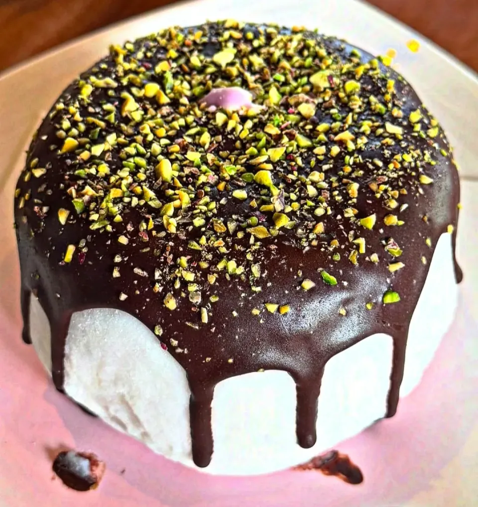 Dubai Chocolate Mochi Cake 🥜 🍫💚🤤|An'leeさん