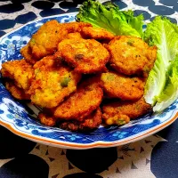 山芋と鶏挽き肉のふんわり揚げ|ももさん