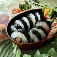 ＊0028.青じそ入りサラダ巻き🥗娘ちゃんの高校生弁当🍱＊