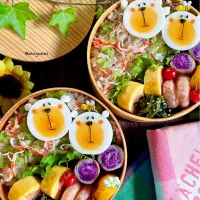 カニカマ炊き込みご飯弁当| Akiyoෆ¨̮⑅さん