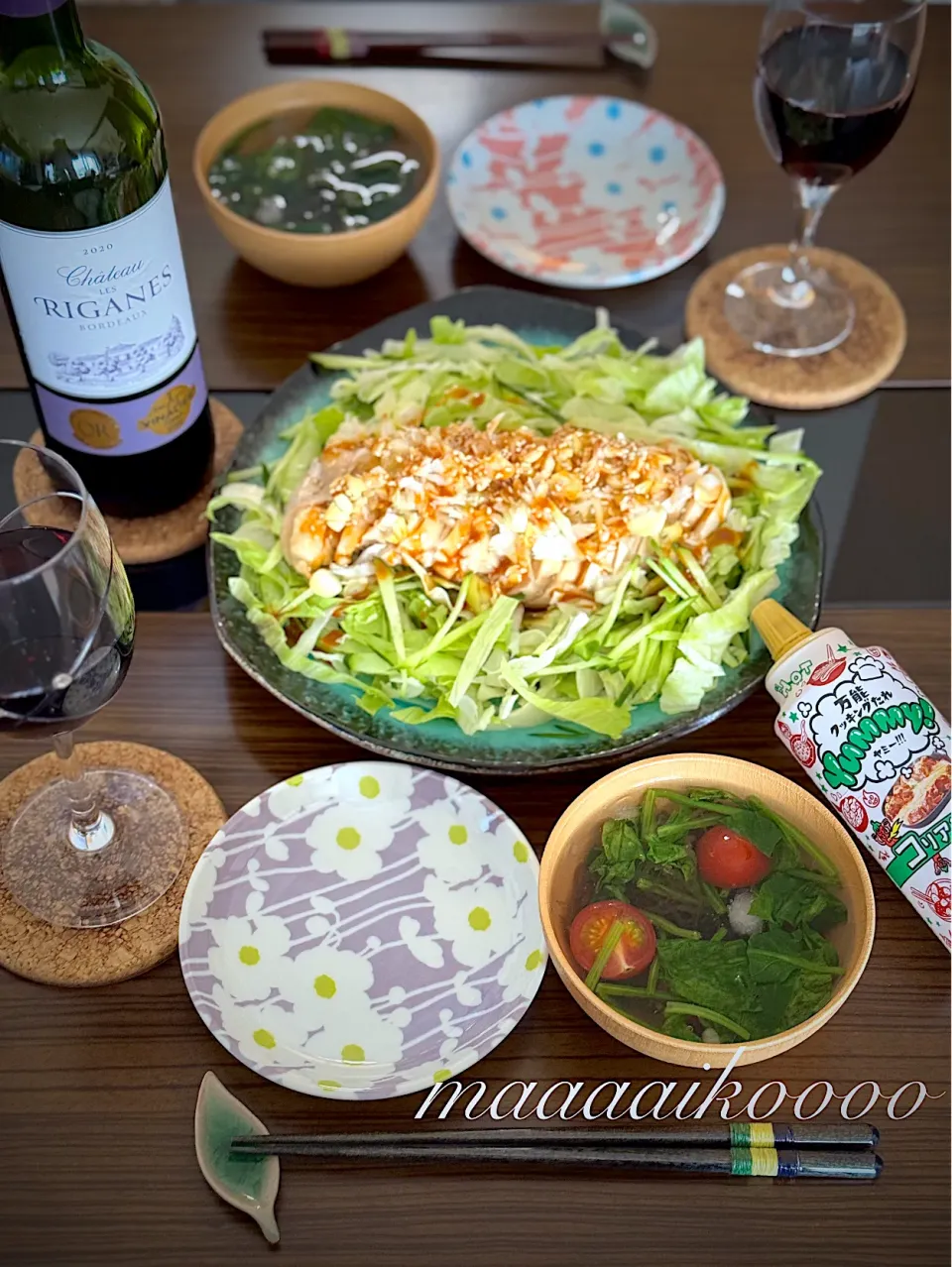 昨日のごはん🐔🥬🥒|マイコさん