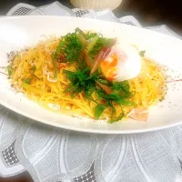 明太子クリームパスタ| Reikoさん